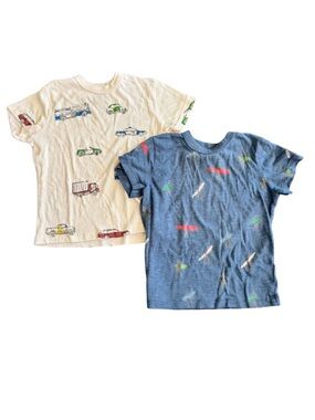 🧢 Chaser Boys 5T Tee Bundle 🚗🌊 Soft Cotton Cars + Surfer Tees